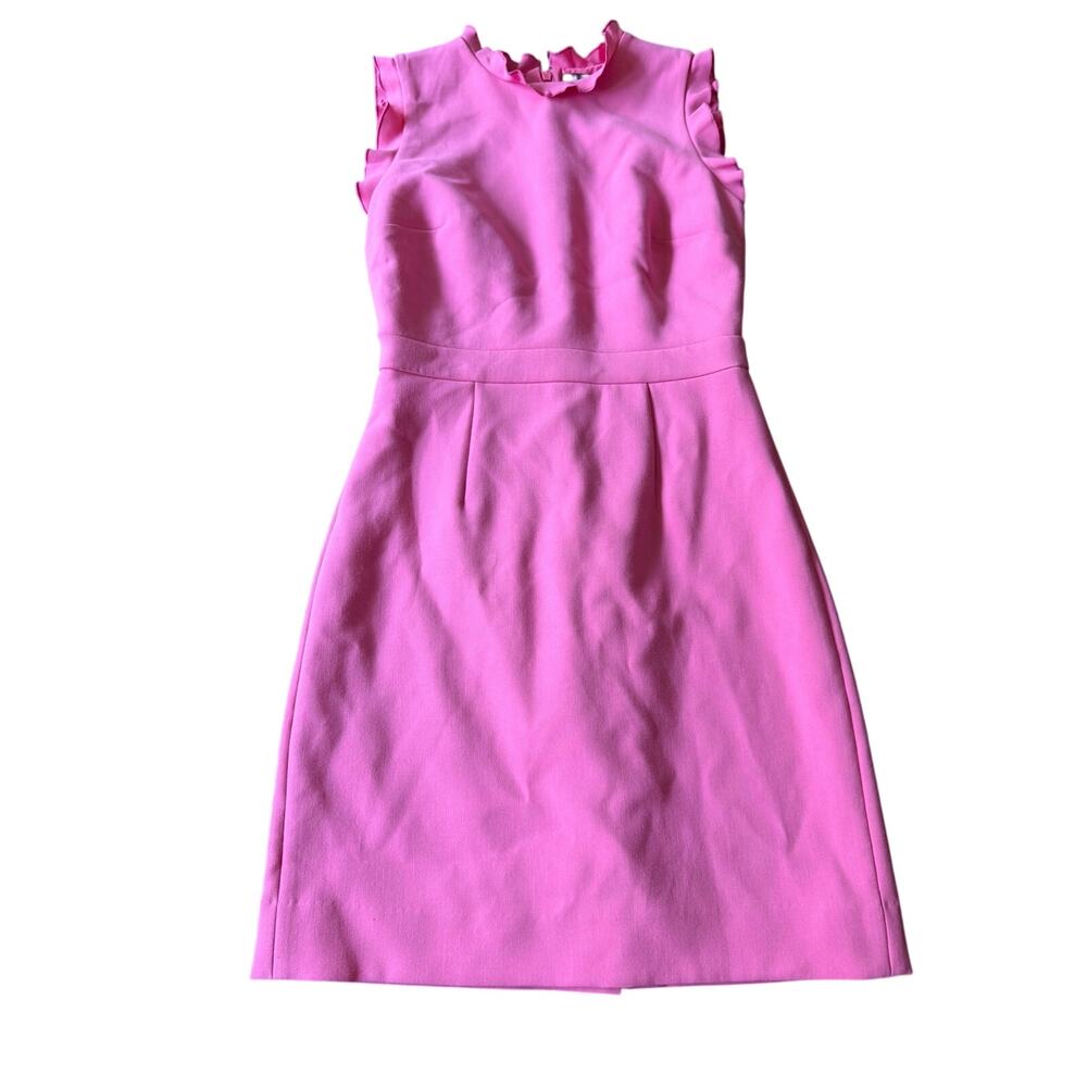 J. Crew Factory Pink Sleeveless Midi Dress